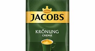 Jacobs Kaffeebohnen Krönung Crema, 4er Pack, 4 x 1 kg Bohnenkaffee  
