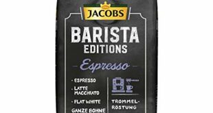 Jacobs Kaffeebohnen Barista Editions Espresso Bohnen, 1 kg Bohnenkaffee  